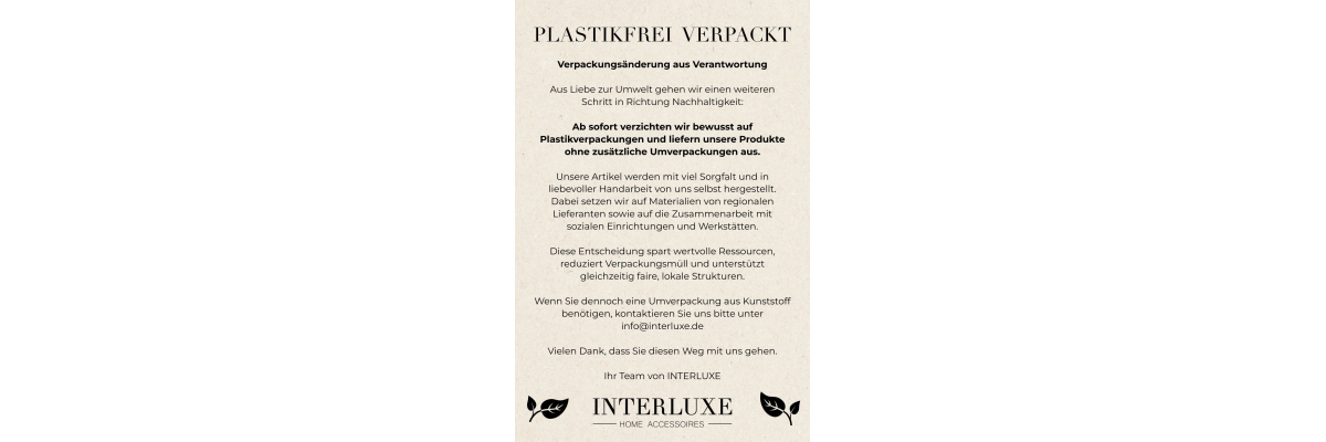 Gemeinsam für mehr Nachhaltigkeit – Verpackungsänderung aus Verantwortung - Gemeinsam für mehr Nachhaltigkeit – Verpackungsänderung aus Verantwortung