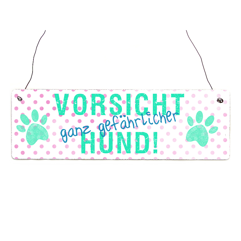 Türschild Aus Schiefer Für Golden Retriever Fans – 'Vorsicht Vor Dem Frauchen, Der Hund Ist Harmlos' | Graviert, Wetterfest, 22x16 Cm