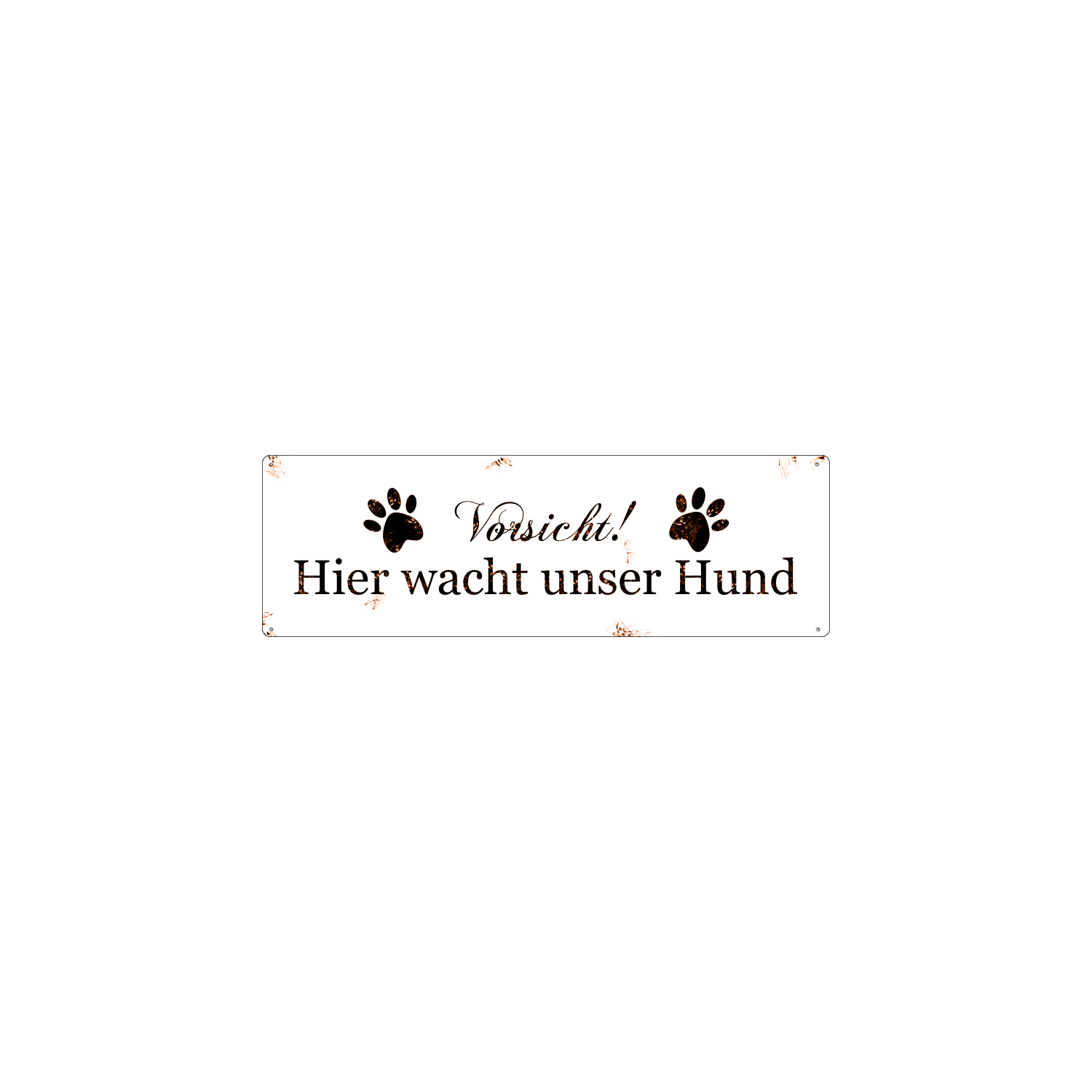 Warnschild 'Vorsicht Schnauzer' – 30x40 Cm, Alu-Verbund, Für Gartenzaun & Haus