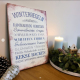 42x30cm Shabby Holzschild WINTERREGELN Shabby Weihnachten Geschenk Dekoration