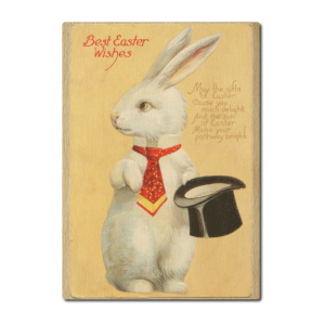 LUXECARDS POSTKARTE aus Holz BEST EASTER WISHES...