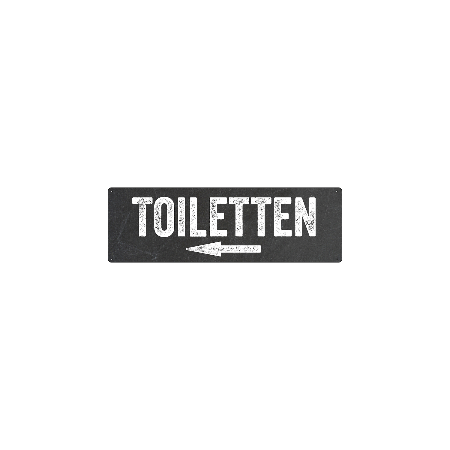 Toilettentür Schild Hinweis Toilette WC-Schild Emaille Toilettenschild 
