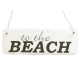 Vintage Shabby Schild Dekoschild Türschild TO THE BEACH Strand Meer Ferienhaus