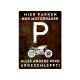 PARKSCHILD 28x20cm HIER PARKEN NUR MOTORRÄDER Motorradparkplatz Garage Club Bike