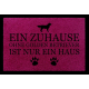 FUSSMATTE Geschenk EIN ZUHAUSE OHNE [ GOLDEN RETRIEVER ] Tierisch Hund Fuchsia