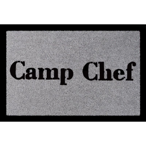 FUSSMATTE Schmutzmatte CAMP CHEF Hobby Camping Wohnwagen Türmatte Viele Farben Hellgrau