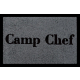 FUSSMATTE Schmutzmatte CAMP CHEF Hobby Camping Wohnwagen Türmatte Viele Farben Dunkelgrau