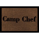 FUSSMATTE Schmutzmatte CAMP CHEF Hobby Camping Wohnwagen Türmatte Viele Farben Braun