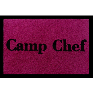 FUSSMATTE Schmutzmatte CAMP CHEF Hobby Camping Wohnwagen Türmatte Viele Farben Fuchsia
