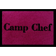FUSSMATTE Schmutzmatte CAMP CHEF Hobby Camping Wohnwagen Türmatte Viele Farben Fuchsia