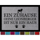 TÜRMATTE Fußmatte EIN ZUHAUSE OHNE [ LEONBERGER ] Hund Haustier Viele Farben