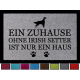 FUSSMATTE Türvorleger EIN ZUHAUSE OHNE [ IRISH SETTER ] Hund Flur Viele Farben