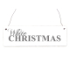 Shabby Vintage Schild WHITE CHRISTMAS Türschild Dekoration Weihnachten Holzschild