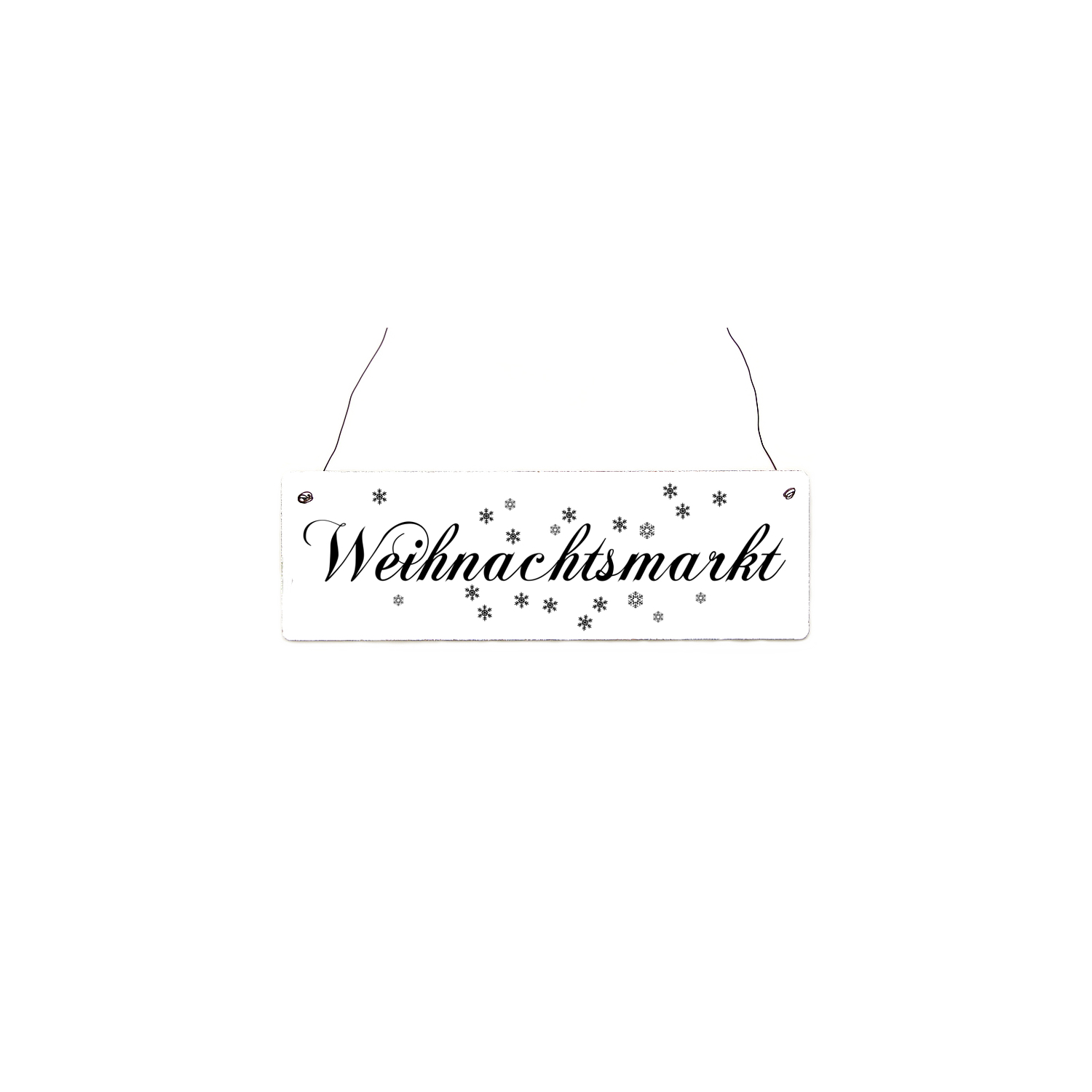 Shabby Vintage Schild WEIHNACHTSMARKT Türschild Deko Weihnachten Holzschild Chic