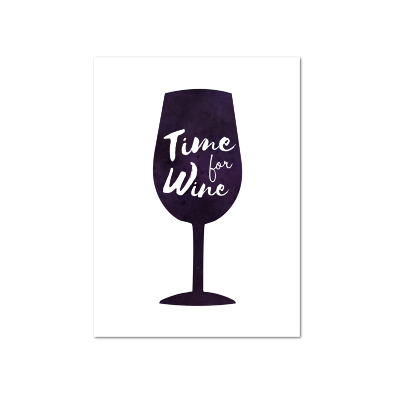8 Magnete 95x70mm TIME FOR WINE