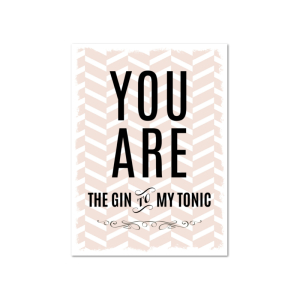8 Magnete 95x70mm YOU ARE THE GIN TO MY TONIC