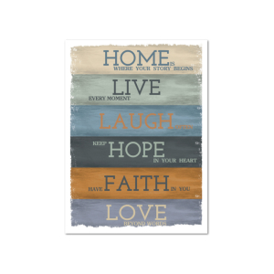 8 Magnete 95x70mm HOME IS WHERE YOUR STORY BEGINS