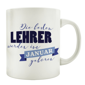 TASSE Kaffeebecher DIE BESTEN LEHRER Geburtstagsgeschenk...