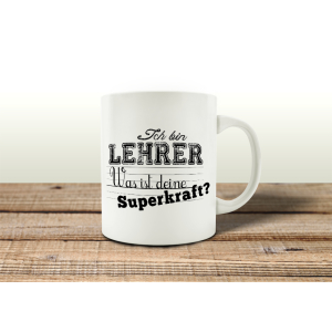 TASSE Kaffeebecher ICH BIN LEHRER Pädagoge...