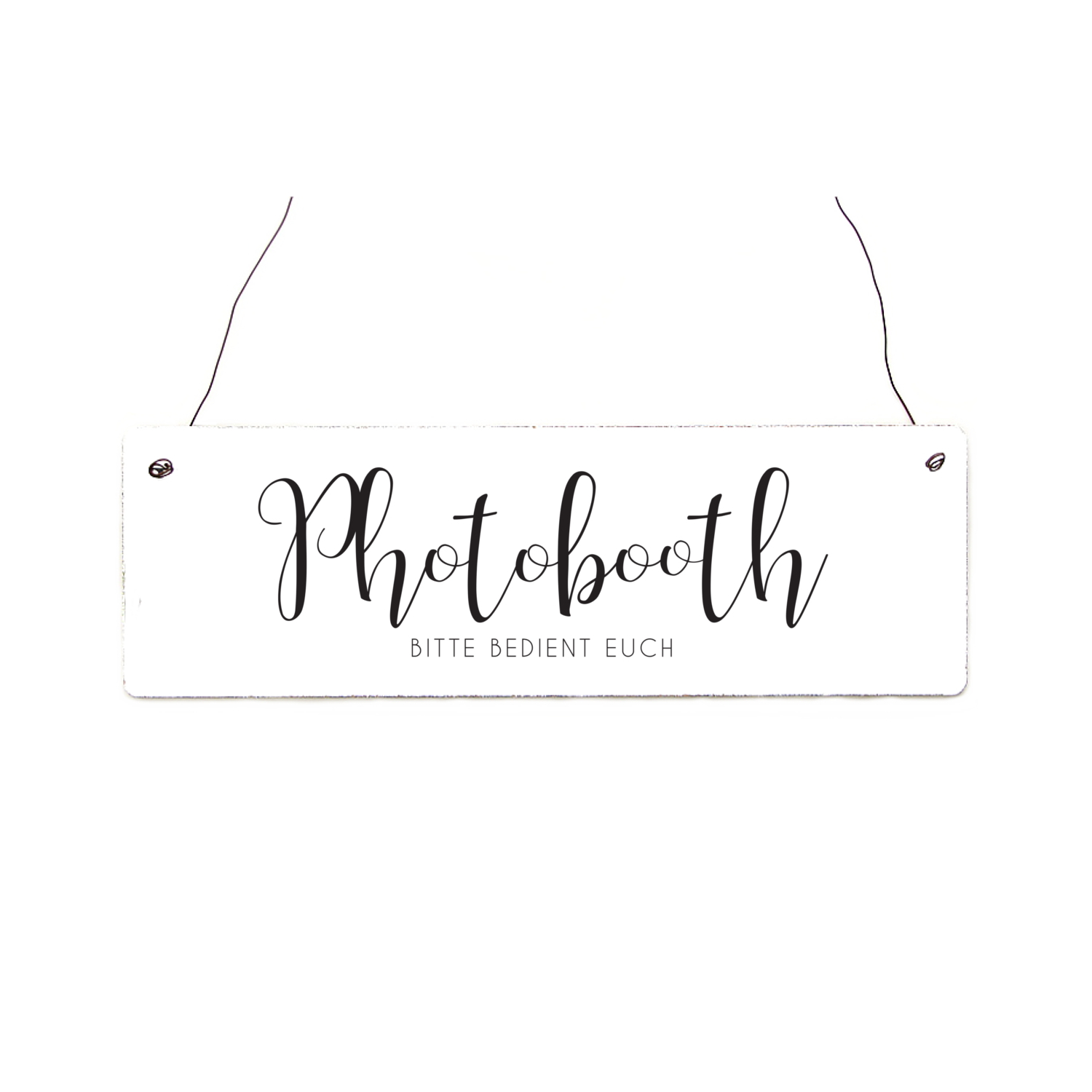 Holzschild Shabby PHOTOBOOTH BITTE BEDIENT EUCH Hochzeit Party Location Feier