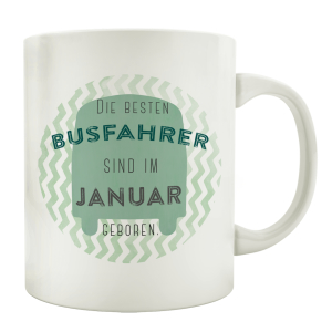 TASSE Kaffeebecher DIE BESTEN BUSFAHRER...