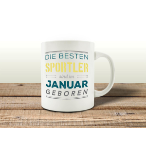 TASSE Kaffeebecher DIE BESTEN SPORTLER Sport Studium...