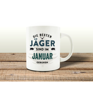 TASSE Kaffeebecher DIE BESTEN JÄGER Monat...