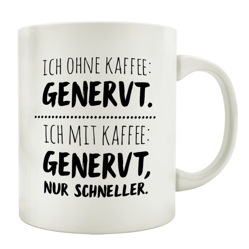 Tasse Kaffeetasse Mit Spruch Ich Ohne Kaffee Gernervt Lustige Spruche 11 99
