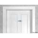 Interluxe Türschild Wohnen Schild aus Aluminium, 200x50x3mm, selbstklebend, modern für Ferienwohnung, Ferienhaus, Bed&Breakfast, Pension, Wohnheim