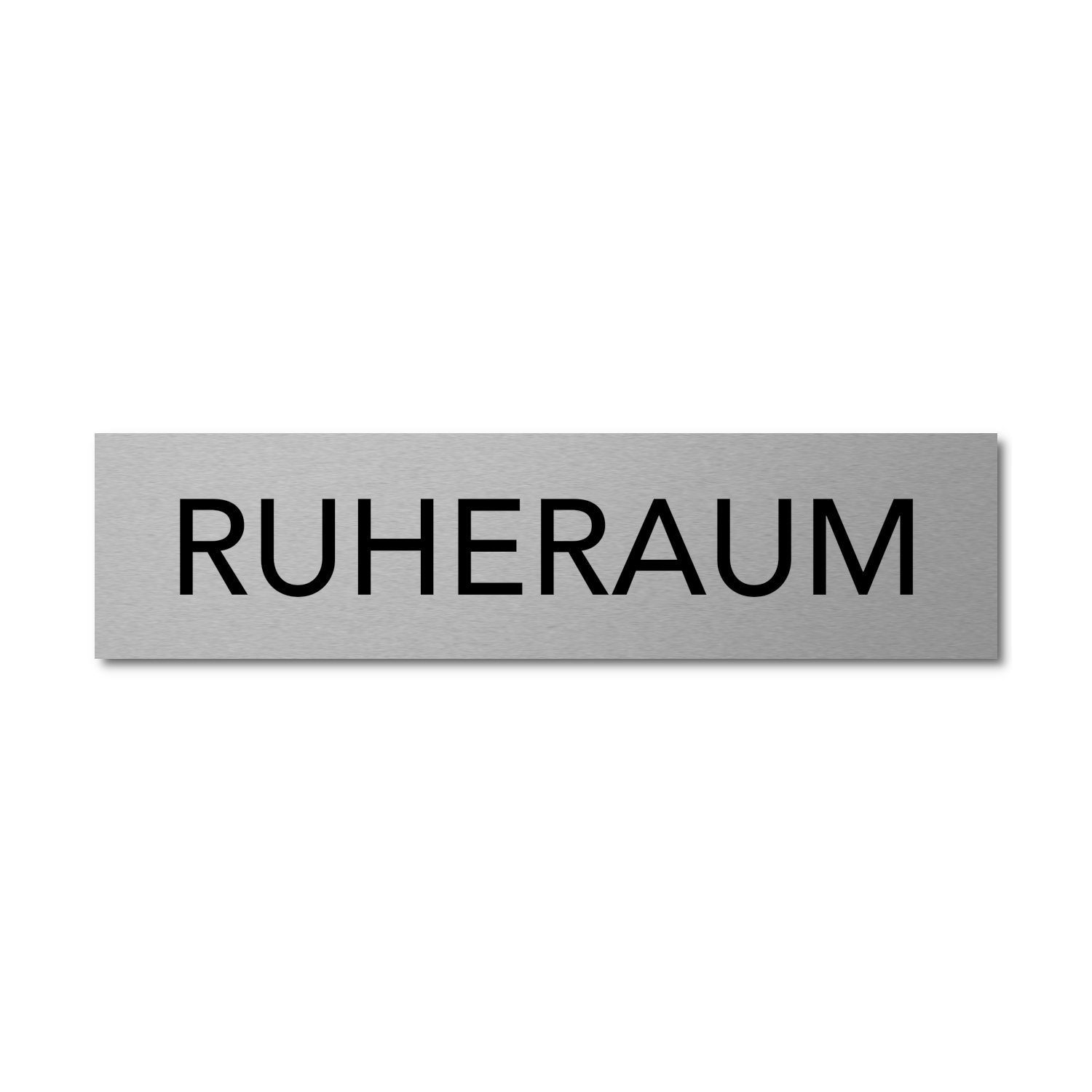 Aluminium Türschild Selbstklebend - Personalisierbar Mit Deiner Hausnummer (rostfrei, Silber)