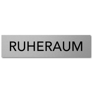 Interluxe Türschild Ruheraum 200x50x3mm, Schild...
