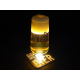 INTERLUXE leuchtende LED Untersetzer Bier stellt keine dummen Fragen LED-Bierdeckel