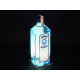 INTERLUXE LED Untersetzer - Lange Rede kurzer Gin (sand) - leuchtende Glasuntersetzer für Gin-Tonic-Cocktails