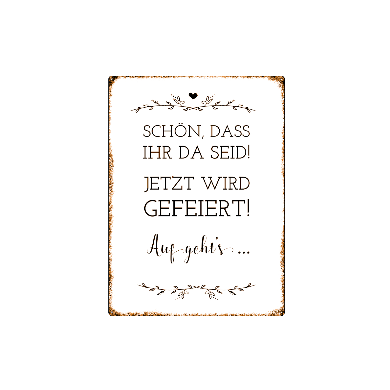 Dass Ihr Da Seid Hochzeit Willkommensschild 42x30cm Shabby