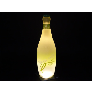 INTERLUXE LED Untersetzer - Wenn dir das Leben Zitronen gibt - leuchtender Glasuntersetzer mit witzigem Spruch als Tischdeko oder Geschenk