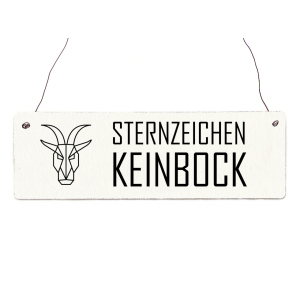 Interluxe Holzschild - Sternzeichen Keinbock - Schild...
