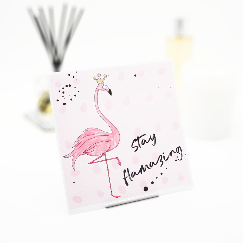Interluxe Duftsachet - Stay Flamazing - Duftbeutelchen mit Flamingo als Deko