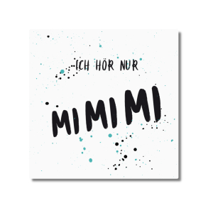 Interluxe Duftsachet - Ich hör nur Mimimi - freches Duftkissen mit Spruch in vielen Düften Blaue Zeder | Elegant / Holz / Vetiver / Lavendel / Moschus / Vanille
