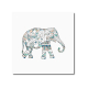 Interluxe Duftsachet - Elefant Doodle - Deko-Duftsäckchen in vielen Duftsorten Balsam Amber | Warm / Bernstein / Patschuli / Zeder / Sandelholz / Vetiver