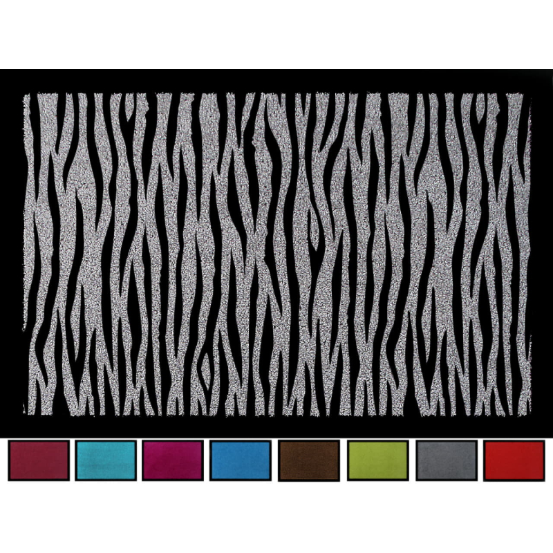 Interluxe Fußmatte mit Spruch - Zebra Muster - 40x60cm Fussmatte als Geschenk Einzugsgeschenk Design Türmatte