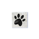 Interluxe Marmor Magnet - Hundepfote - Größe: 50x50mm Magnet Deko Hunde Pinnwand