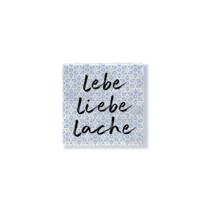 Interluxe Marmor Magnet - Lebe Liebe Lache -...