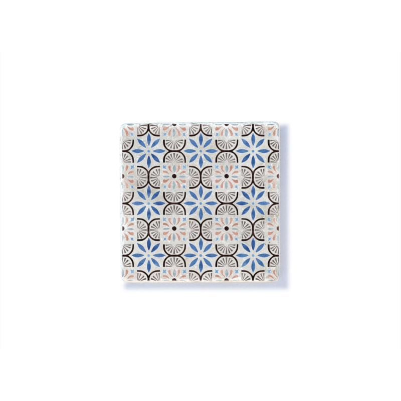 Interluxe Marmor Magnet - Marocco 1 - Größe: 50x50mm Dekomagnet im marokkanischen Stil, exotisch, orientalisch