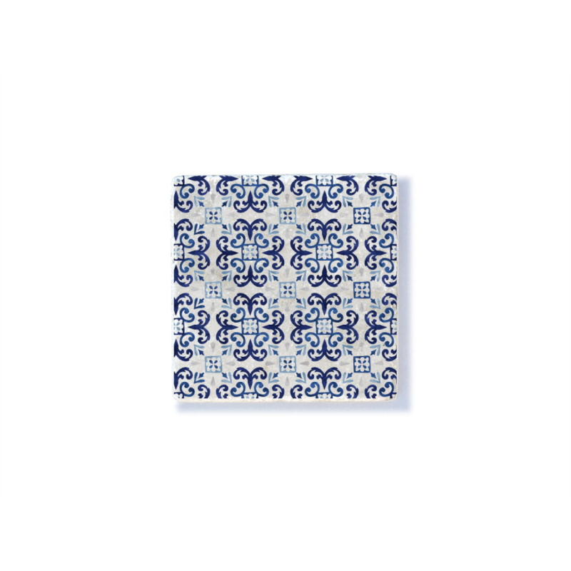 Interluxe Marmor Magnet - Marocco 16 - Größe: 50x50mm Dekomagnet im mediterranen Stil, exotisch, oriental, Landhaus