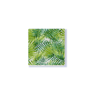 Interluxe Marmor Magnet - Tropical 3 - Größe: 50x50mm Dekomagnet im Tropical-Style, exotisch, verbreitet Jungle-Feeling