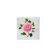 Interluxe Marmor Magnet - Shabby Rose 1 - Größe: 50x50mm Dekomagnet mit Rosenmotiv