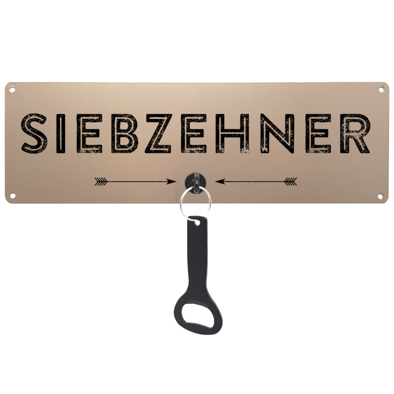 Schilderkönig Metallschild Mit Flaschenöffner – Partyregeln-Schild 30x22 Cm Für Grill, Terrasse, Bar, Wetterfest