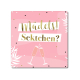 Interluxe Metallschild 20x20cm - Mädels Sektchen - Schild als Geschenk oder Mitbringsel für den Mädelsabend