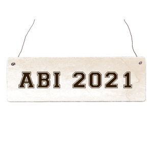 Interluxe Holzschild - ABI 2021