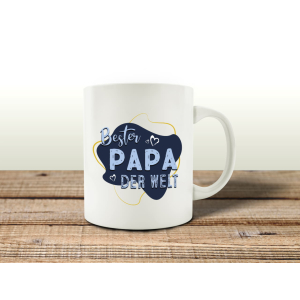 TASSE Kaffeebecher - Bester PAPA der Welt -...